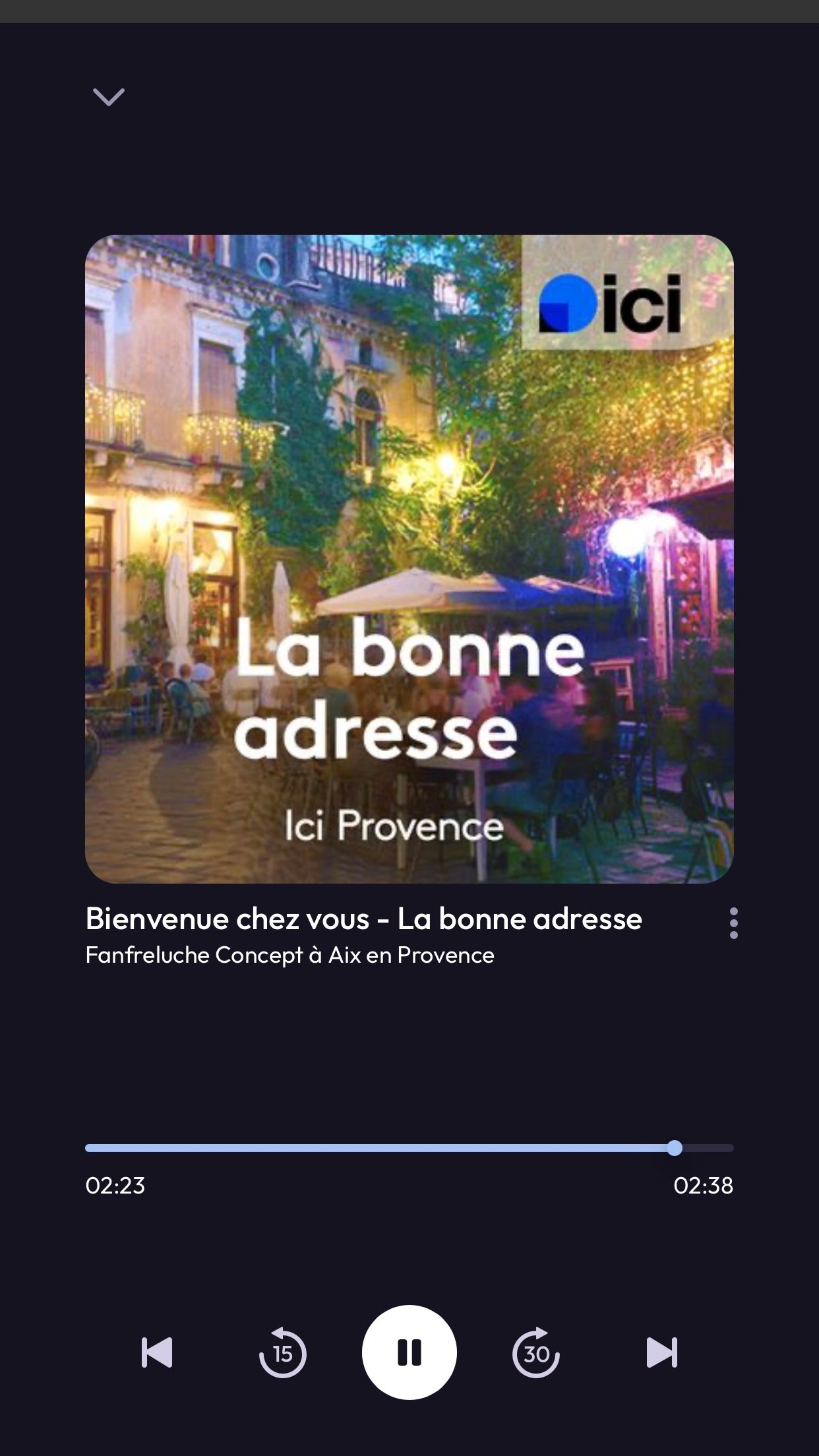 Fanfreluche Concept interview podcast Ici Provence