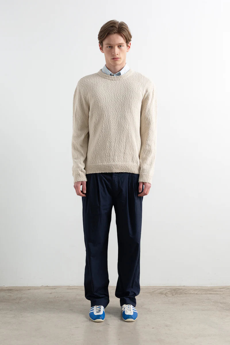Cork sweater off white