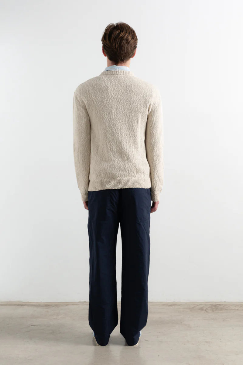Cork sweater off white