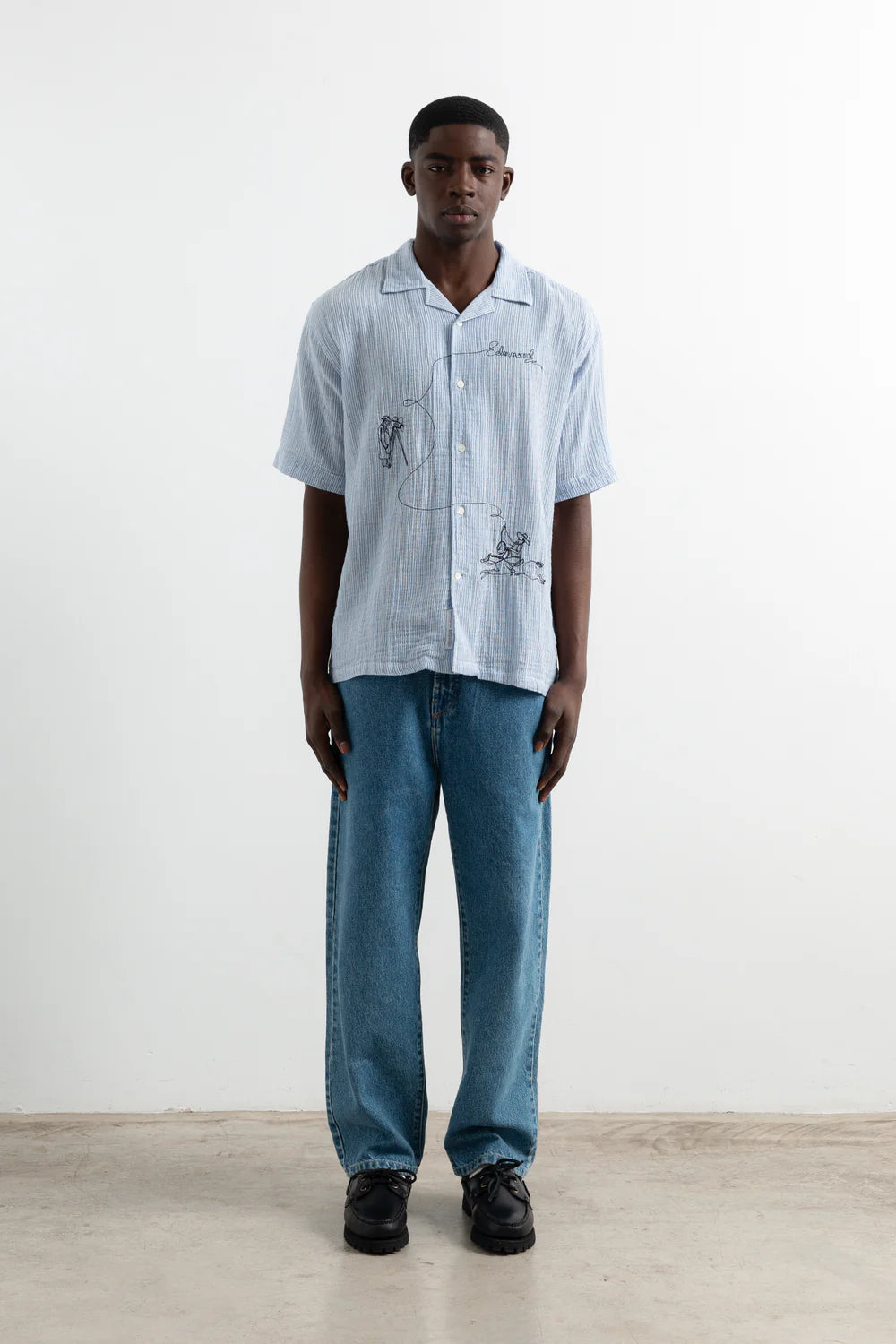 Western shirt blue