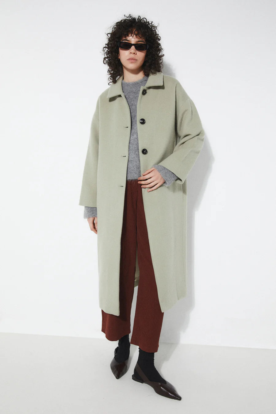 Manteau Aline - Vert Sale