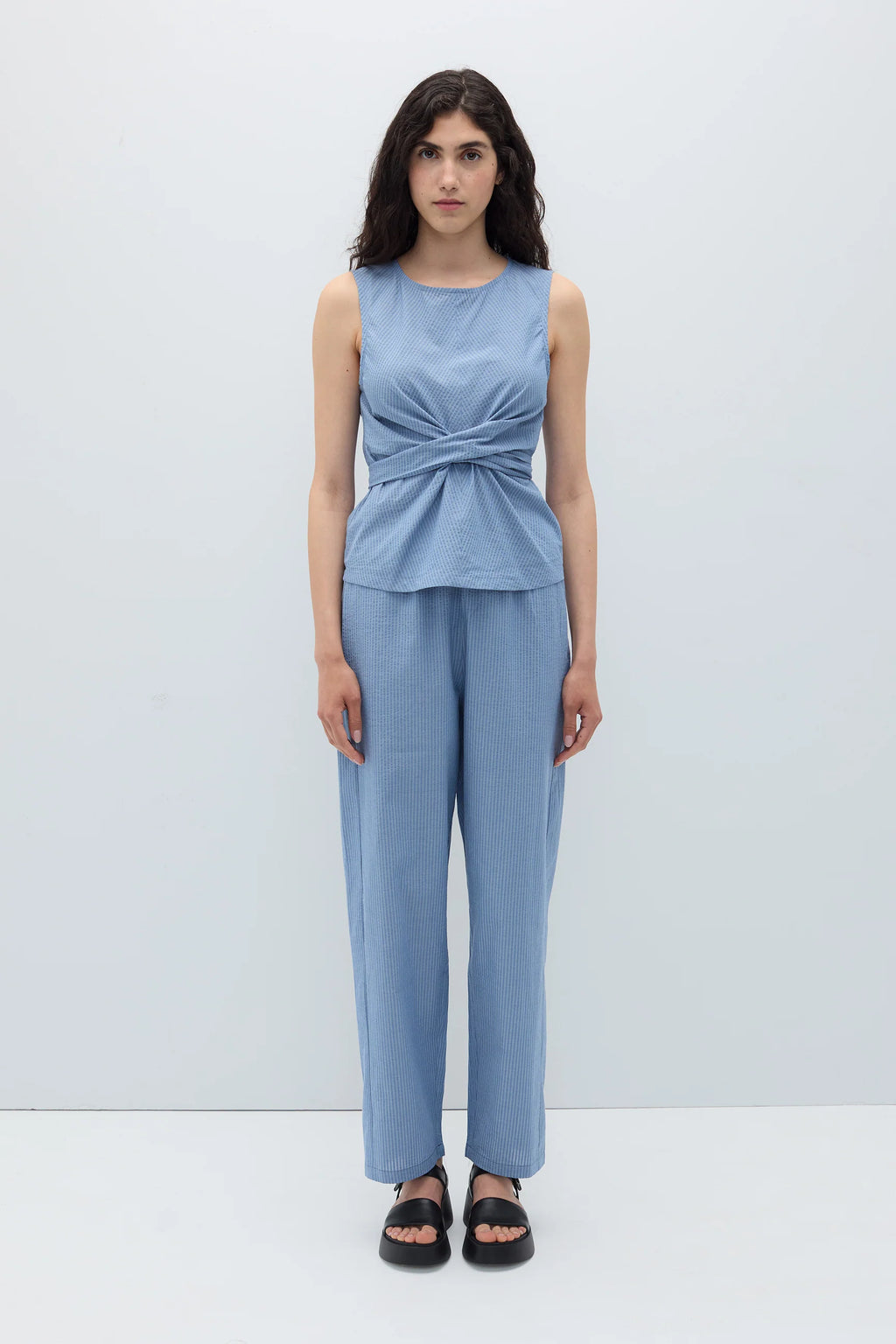Kampa pants blue stripes