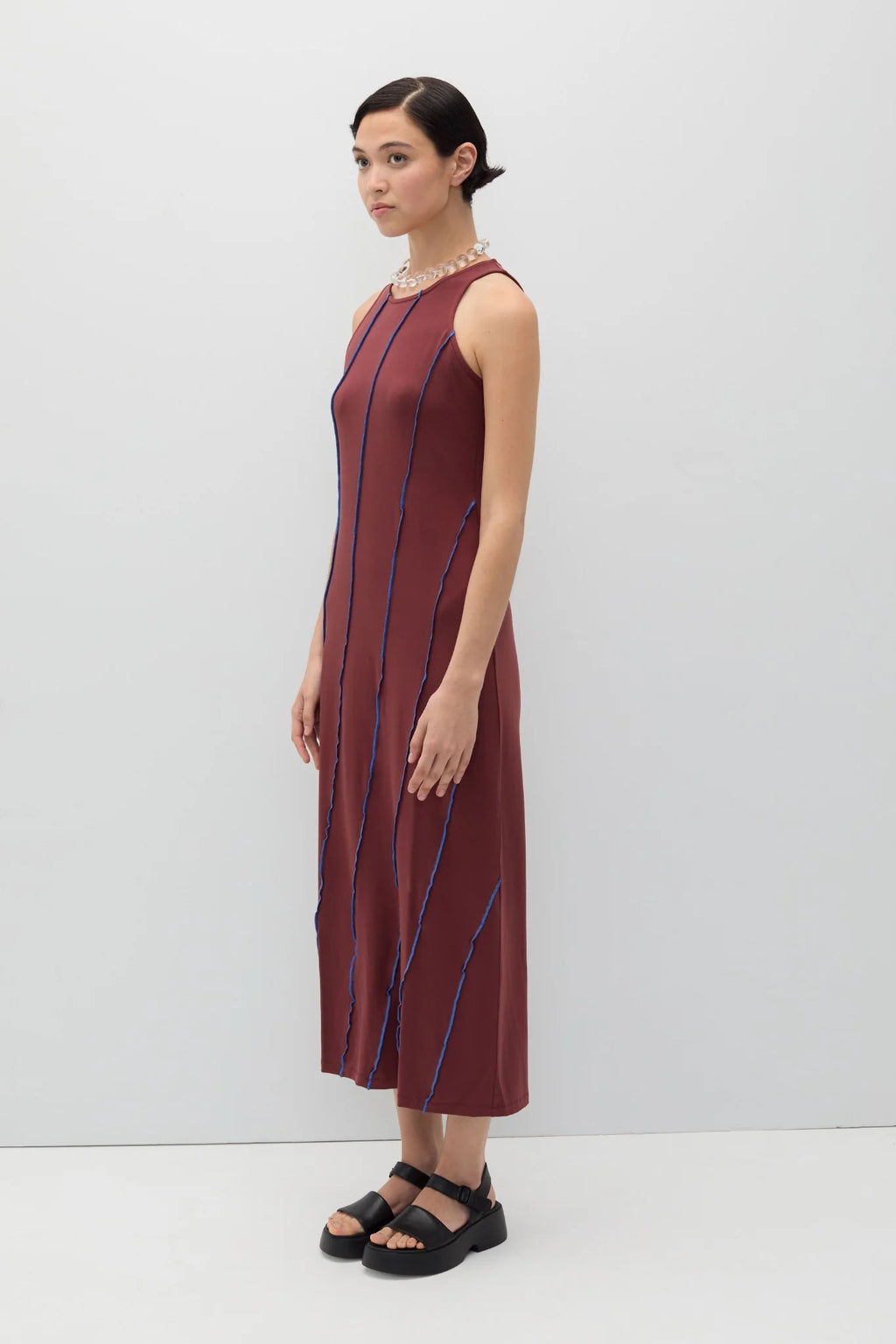 Faten dress rust