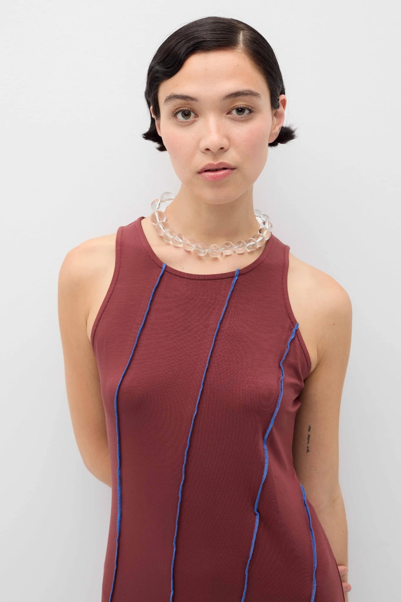 Faten dress rust