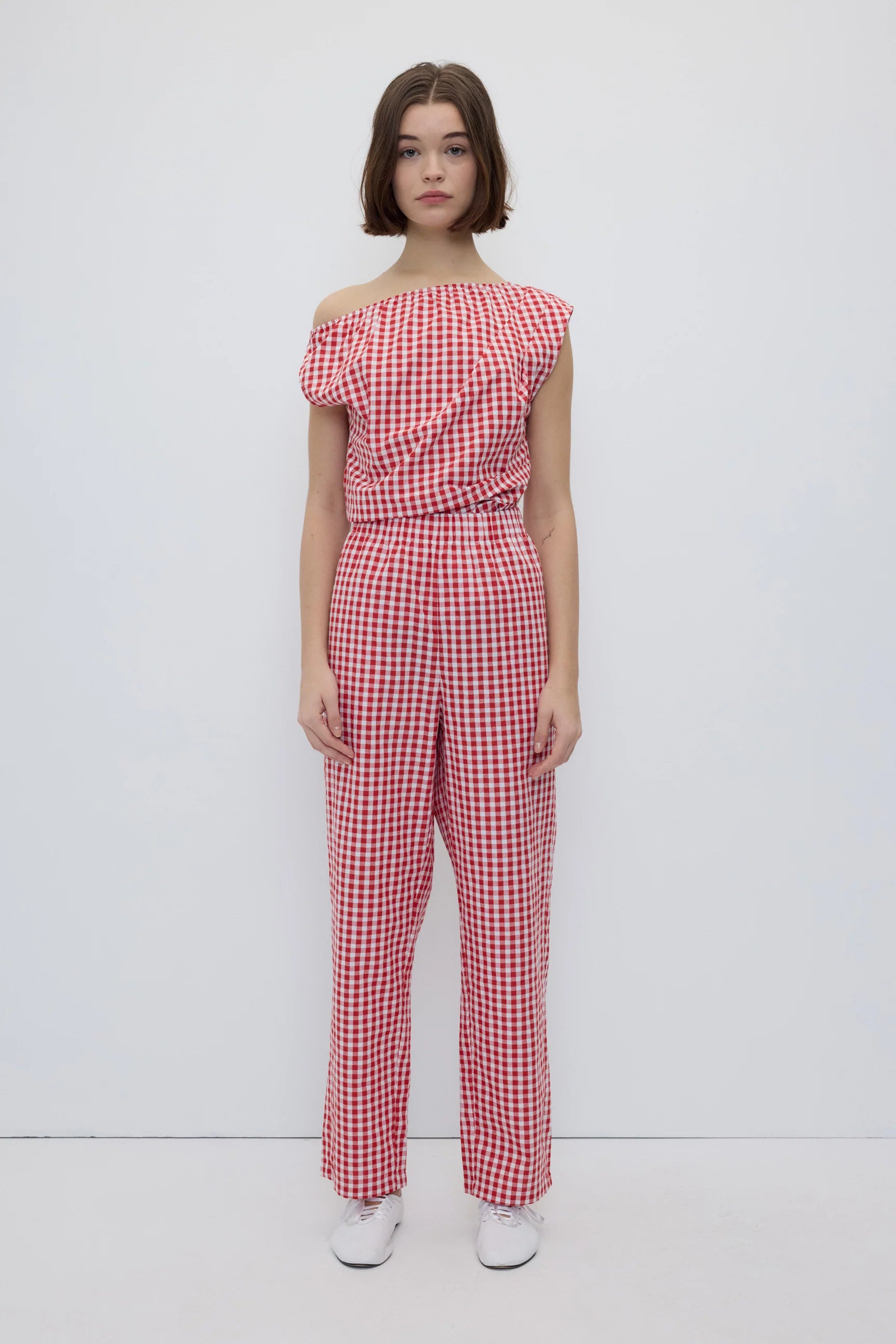 Cep pants red gingham