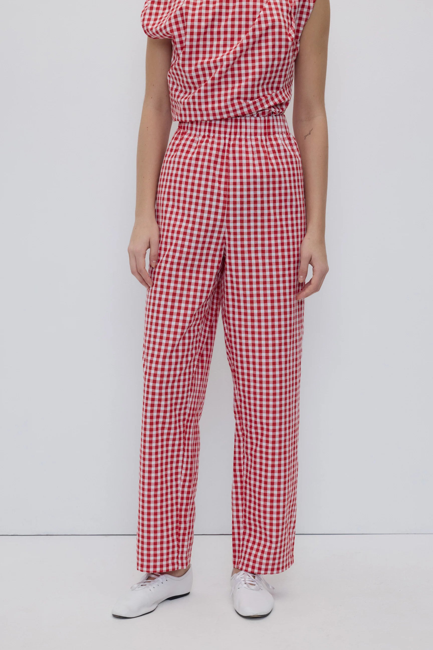 Cep pants red gingham