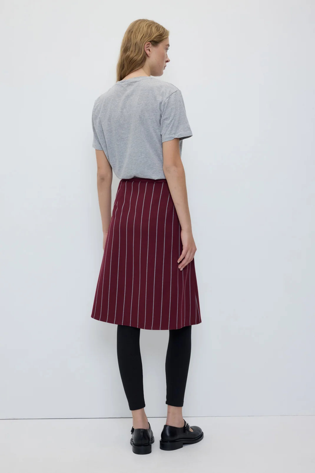 Agnos skirt maroon