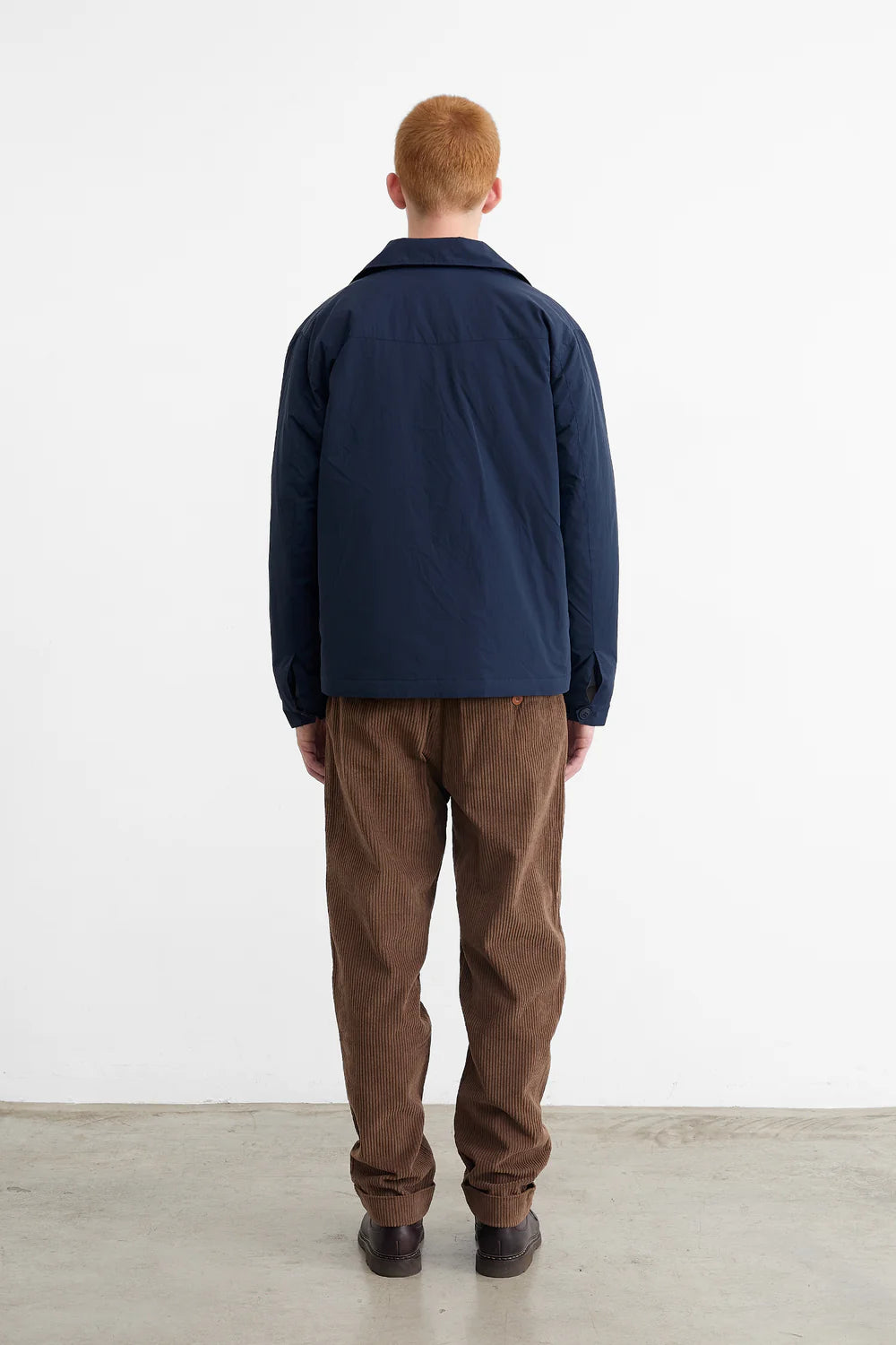 Lab jacket nylon navy