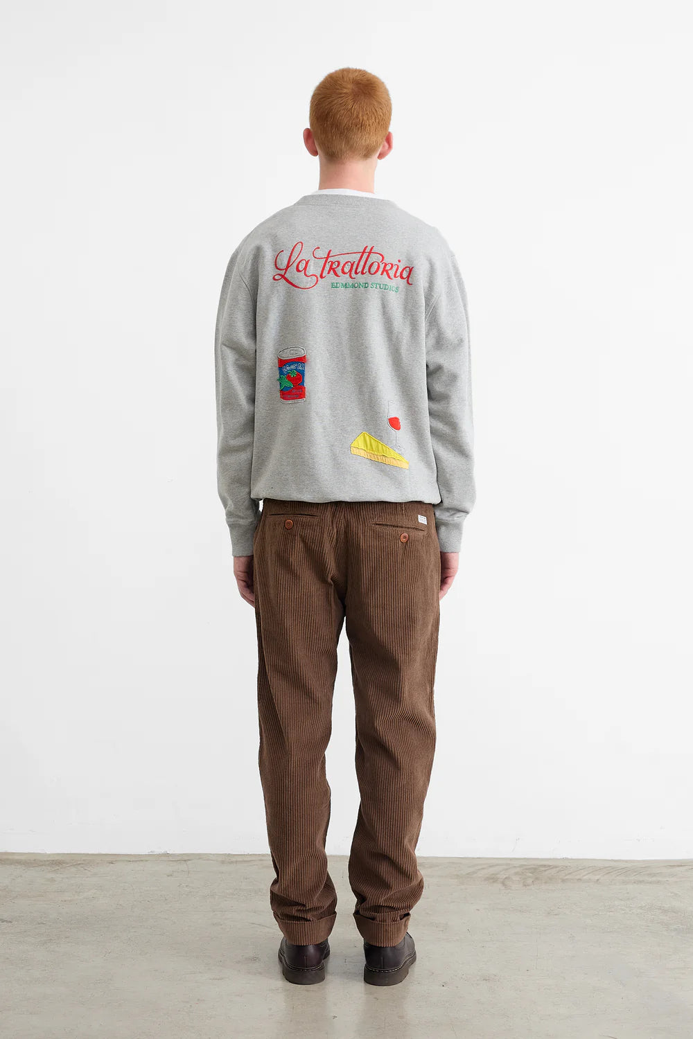 La trattoria plain grey melange