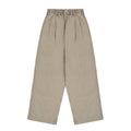 Two tuck wide kation pants light beige