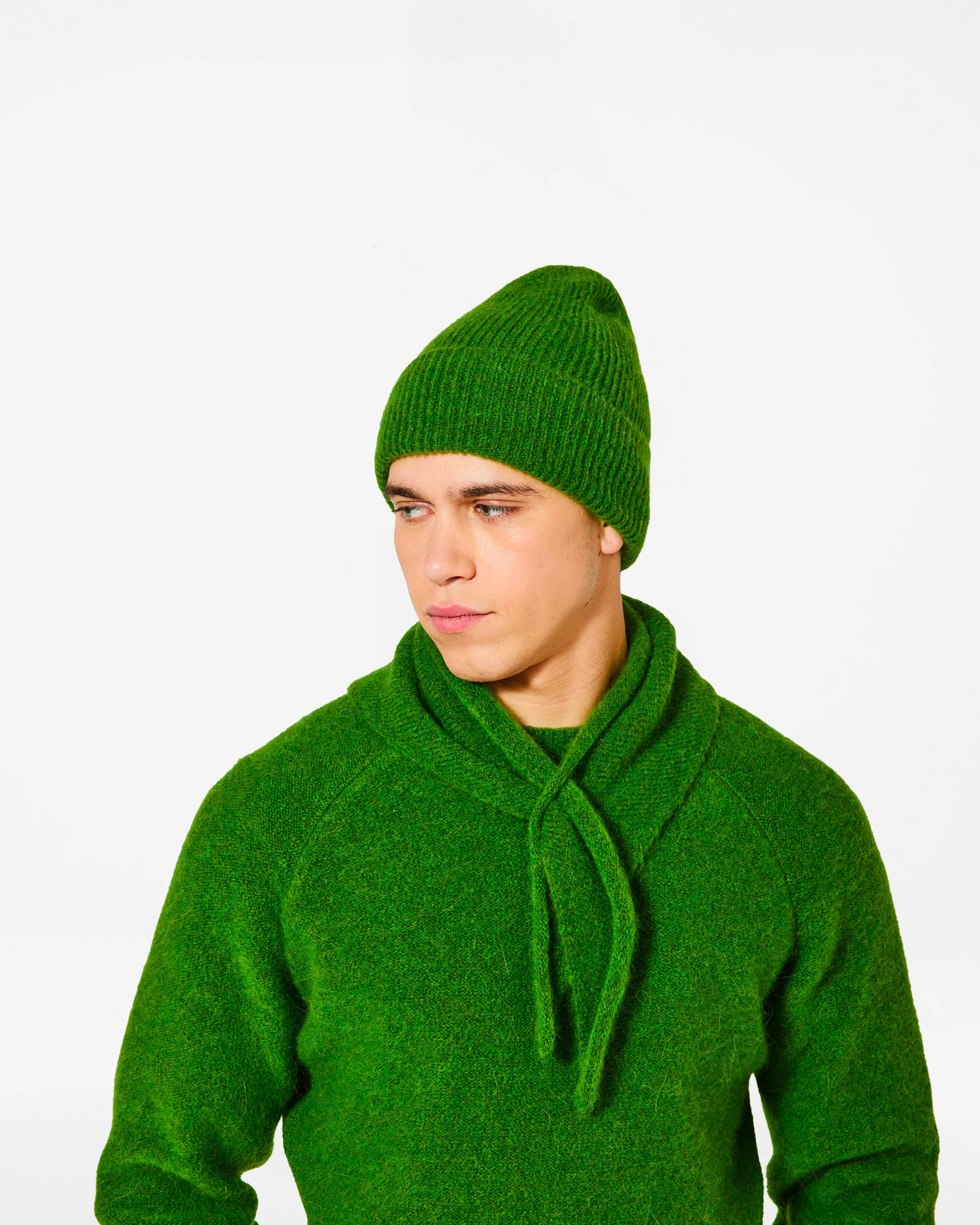 Baby bandana lush green