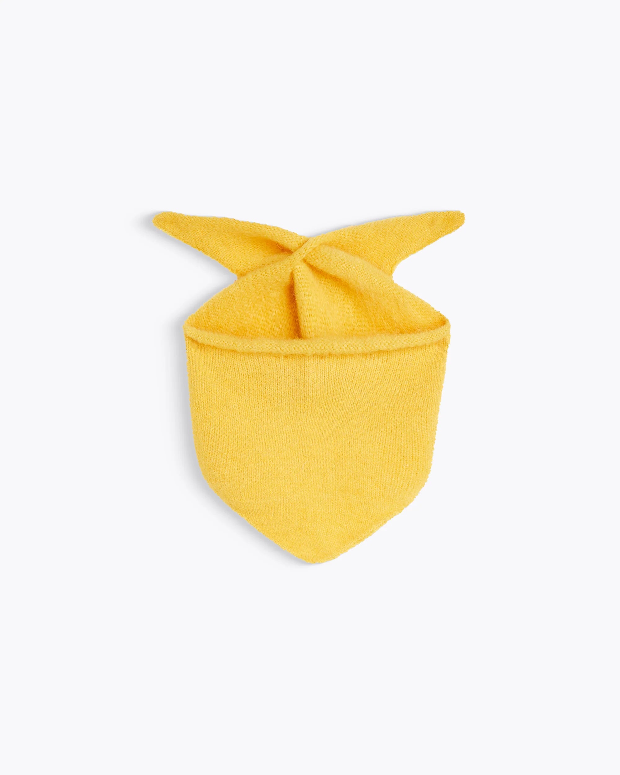 Baby bandana bright yellow
