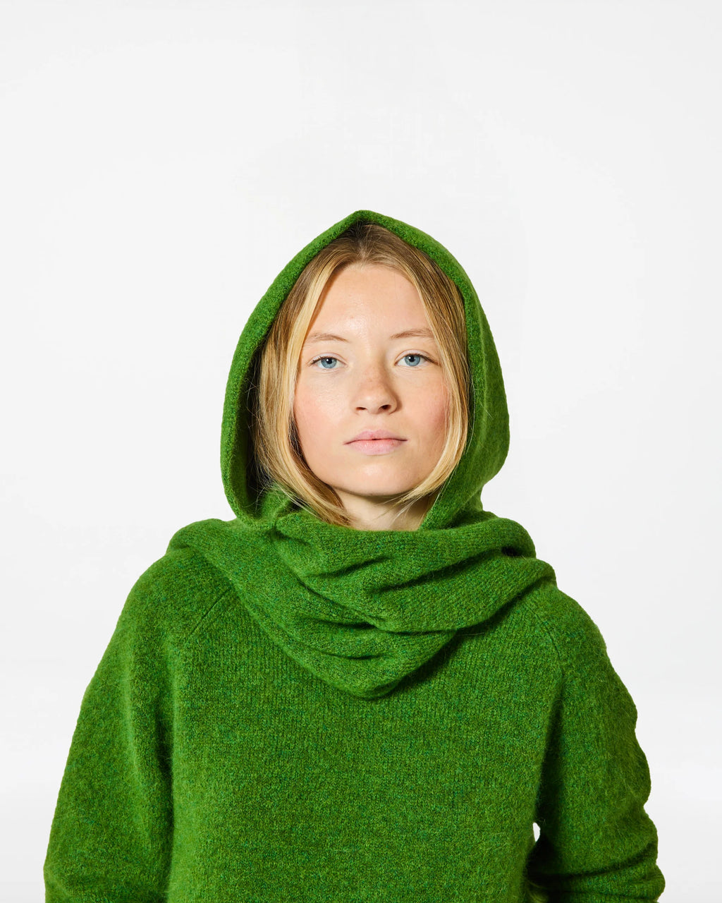 Baby hood lush green