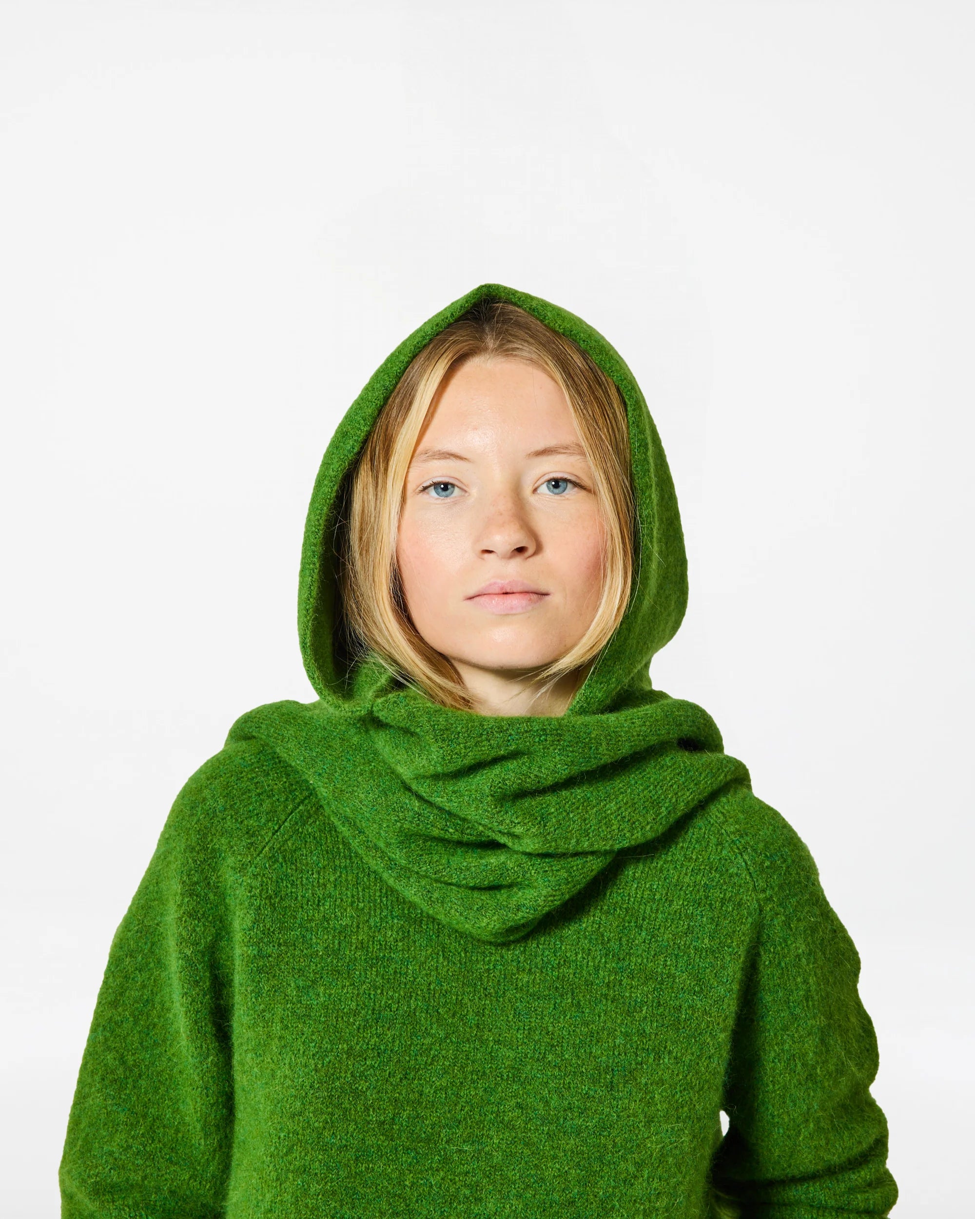 Baby hood lush green