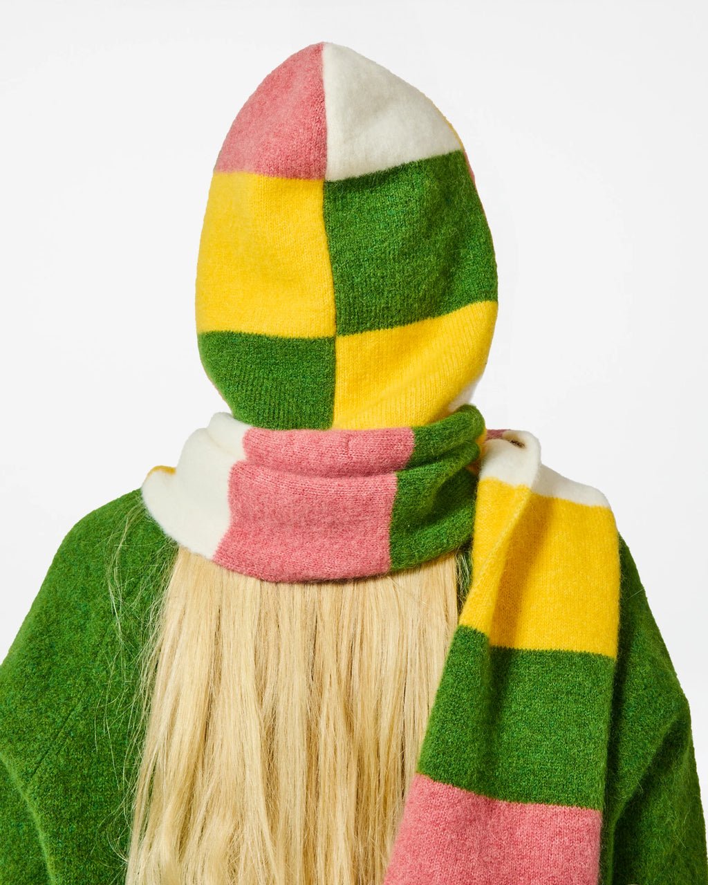 Baby hood multi green