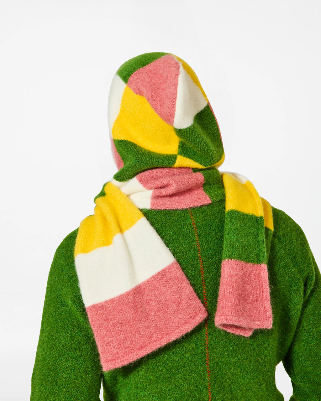 Baby hood multi green