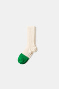 Bicolor socks off white