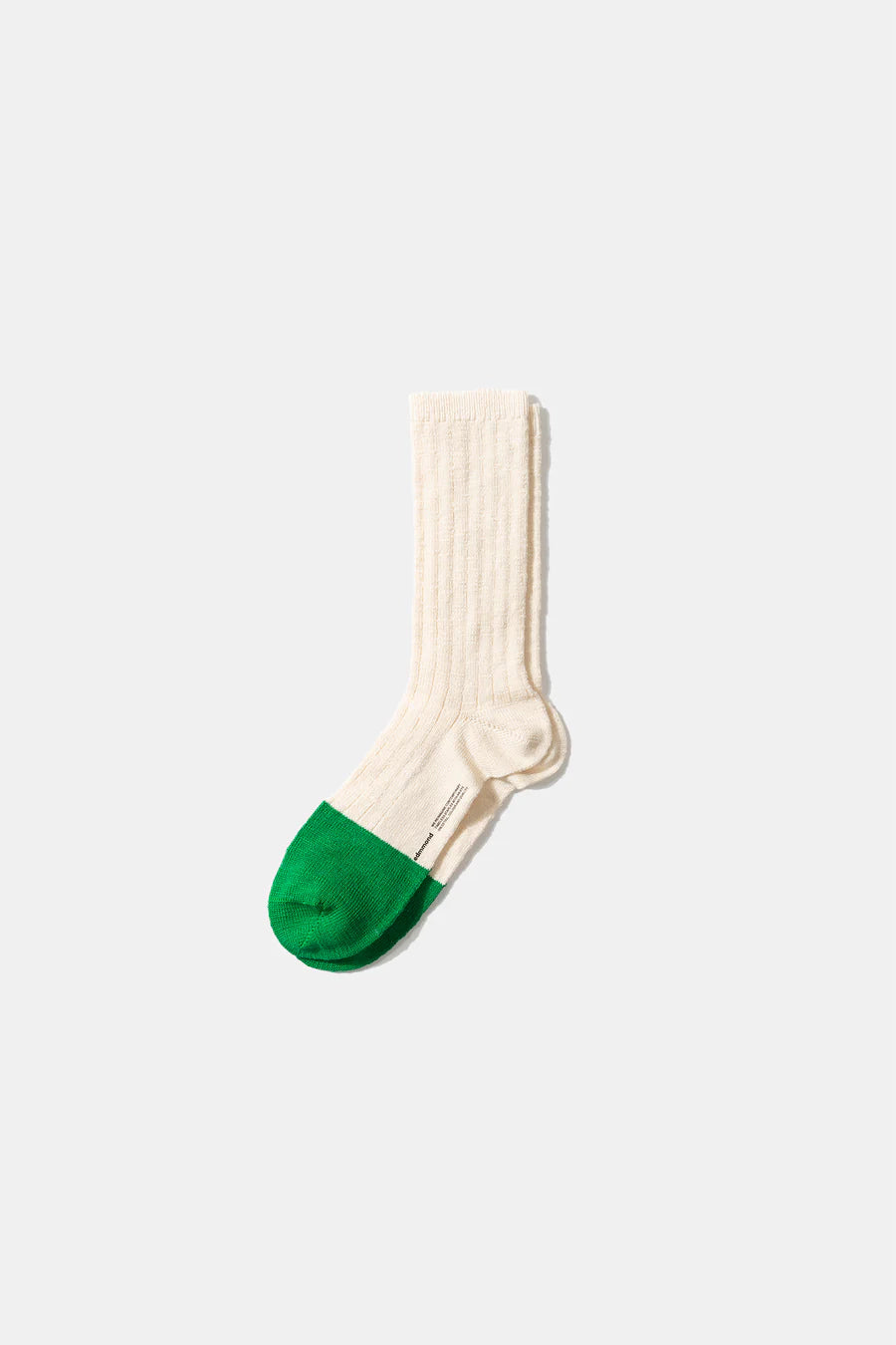 Bicolor socks off white