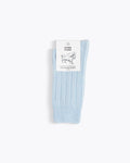 Cashemere socks pastel baby blue