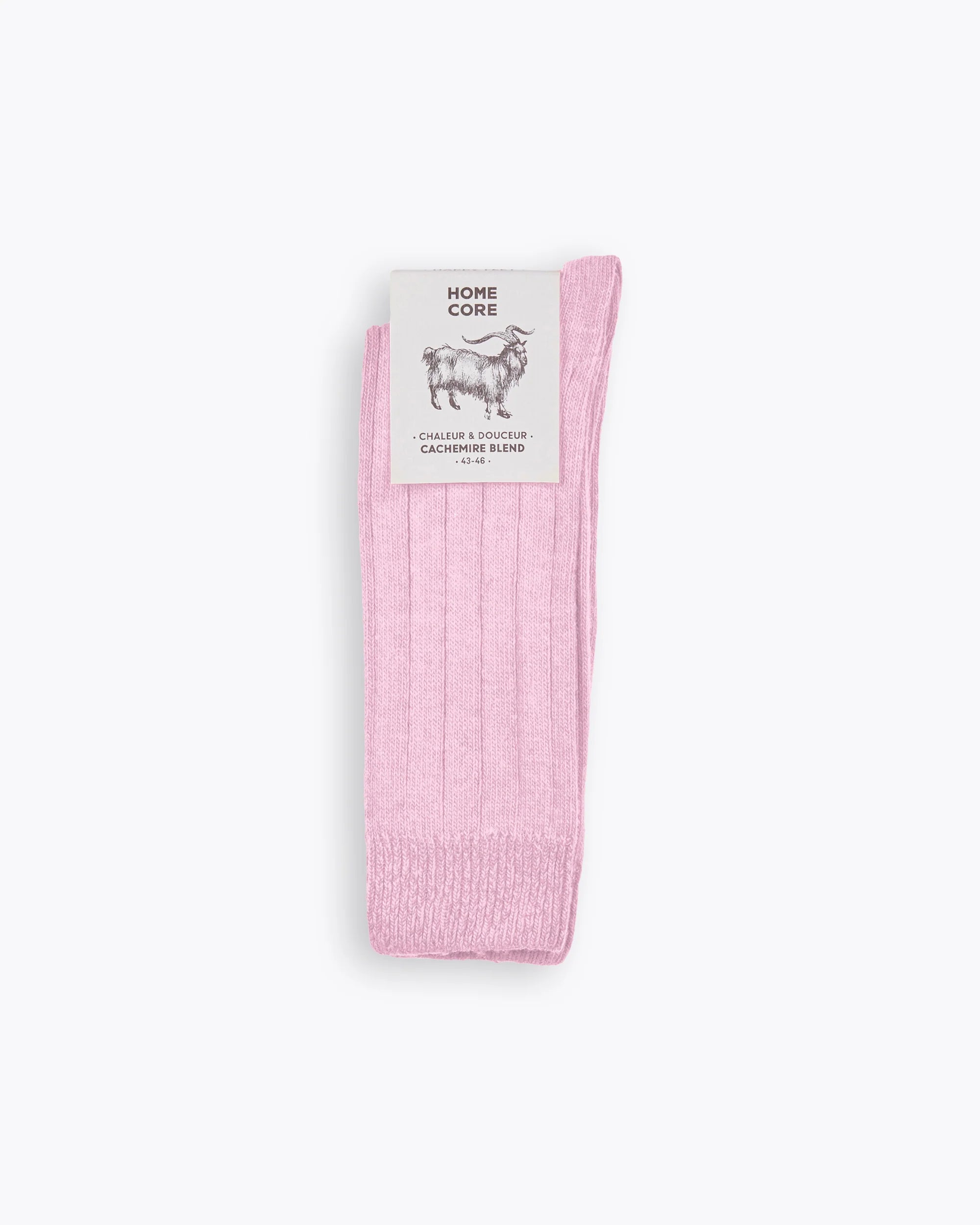 Cashemere socks pastel blush pink