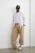 Chemise Oxford HEOL rose à rayures
