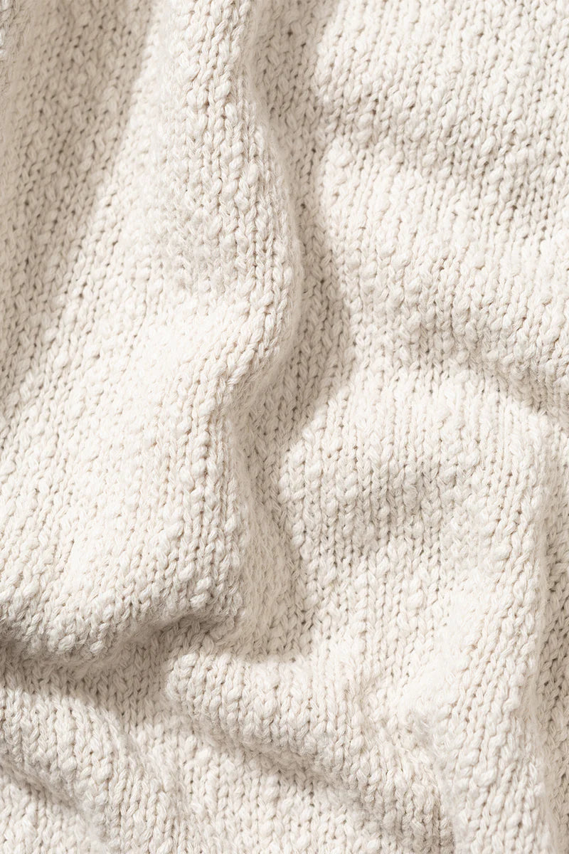Cork sweater off white