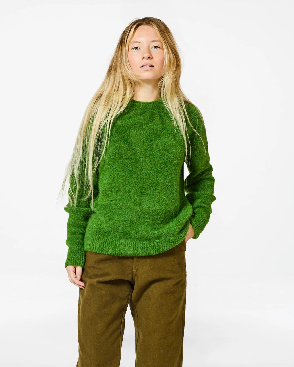 Pull baby lila lush green