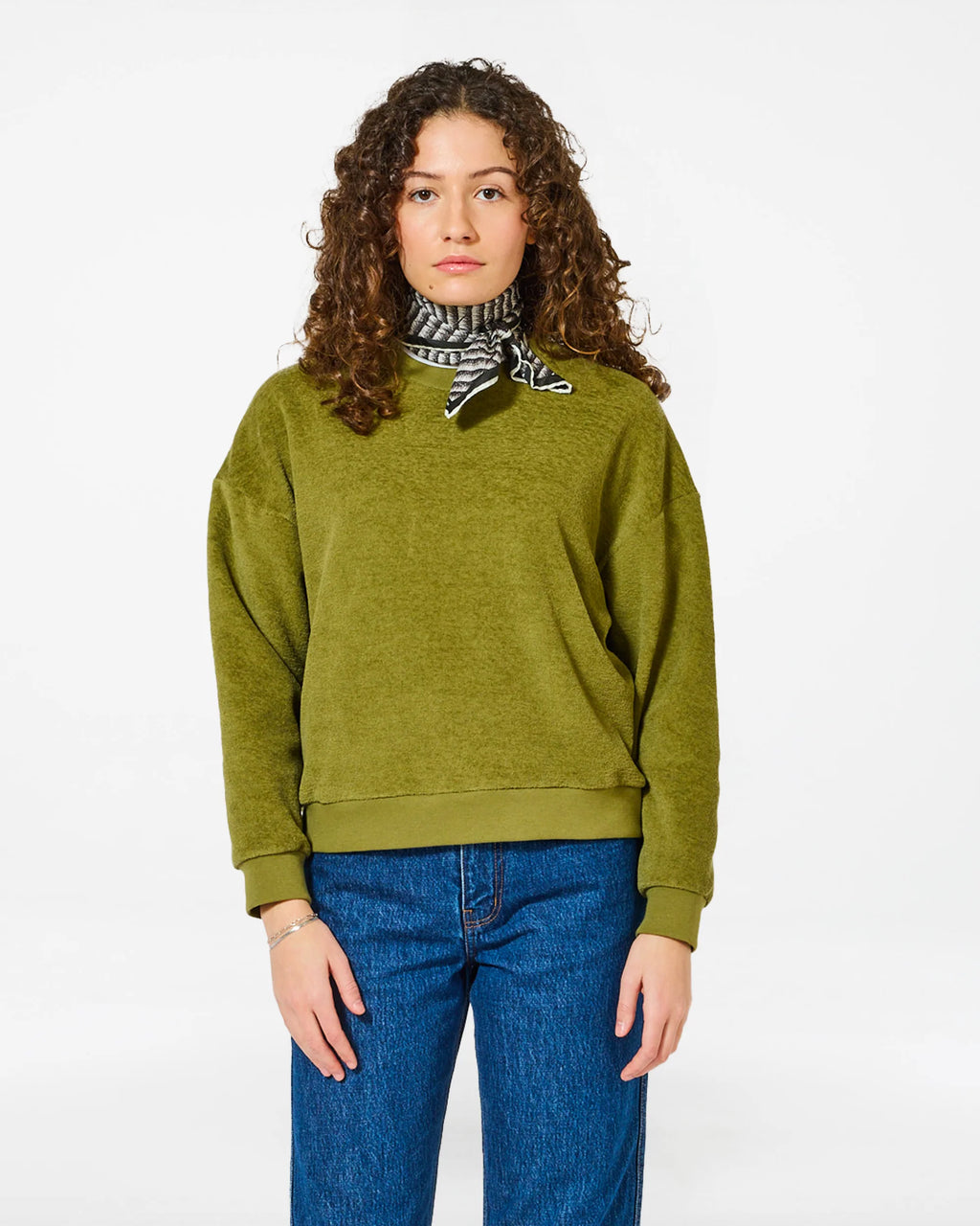 Sweatshirt kallos sponge rosemary green