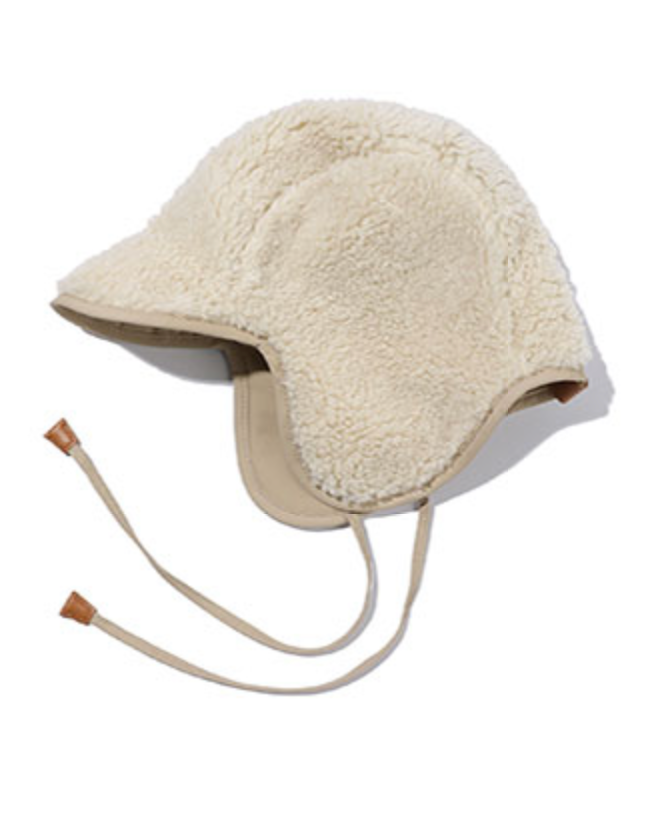 Reversible trooper hat beige