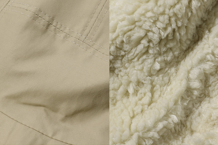 Reversible trooper hat beige