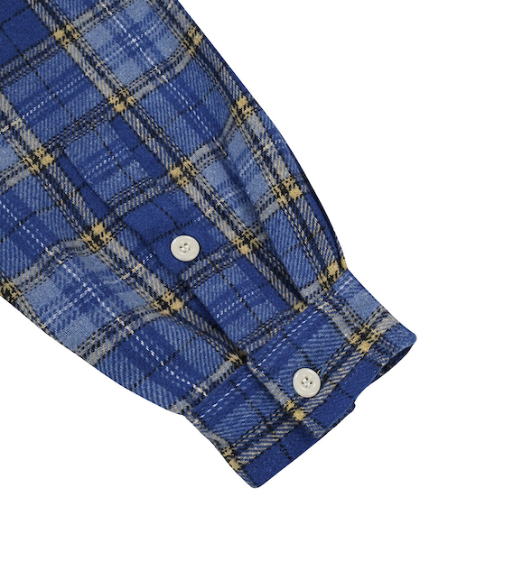 Country check shirt blue