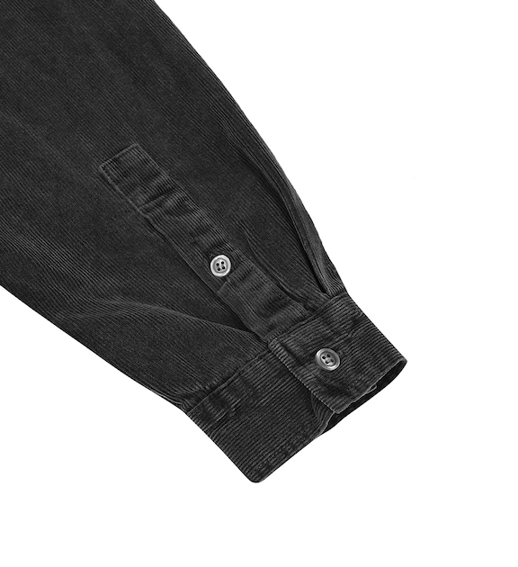 Pigment corduroy shirt dark grey