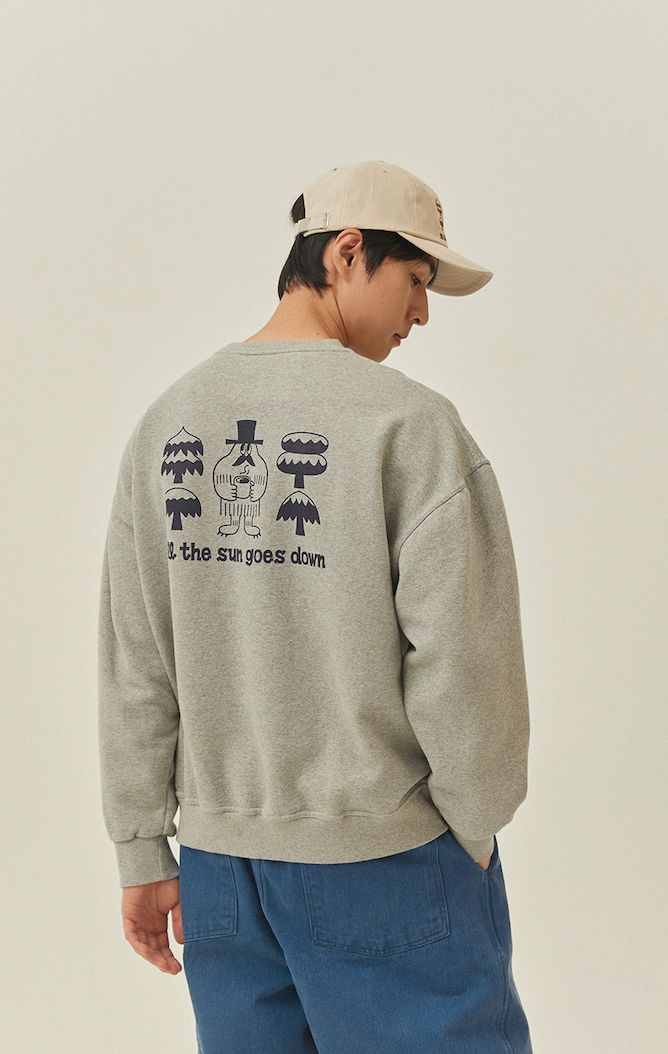 Yeti fluff sweatshirt gray
