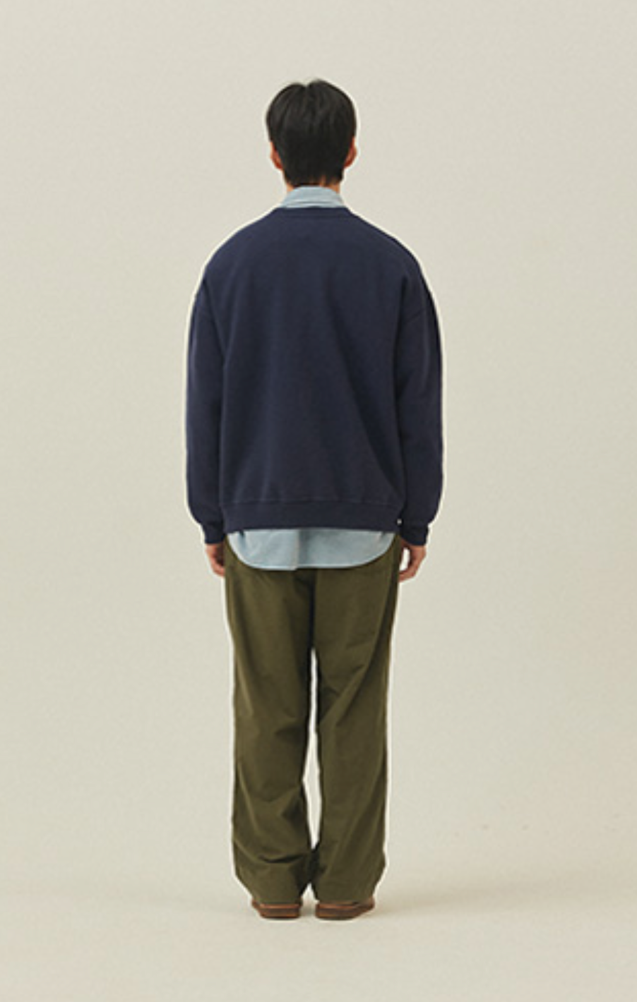 Kappy bear fluff sweatshirt navy