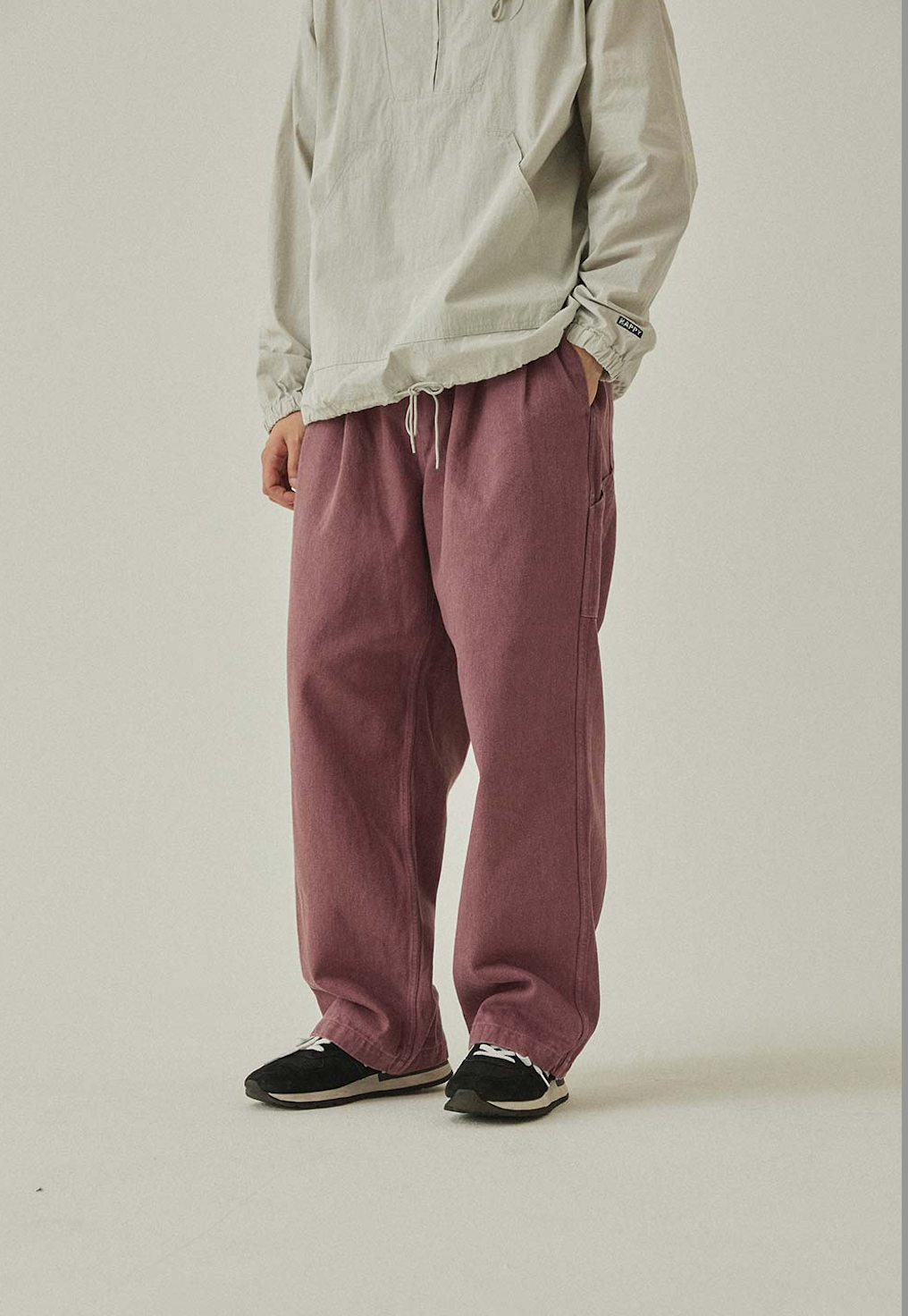 Two tuck wide kation pants purple
