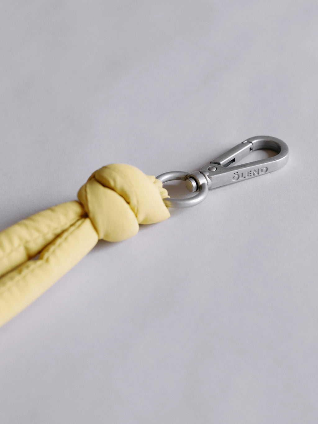 Puffy key chain lime