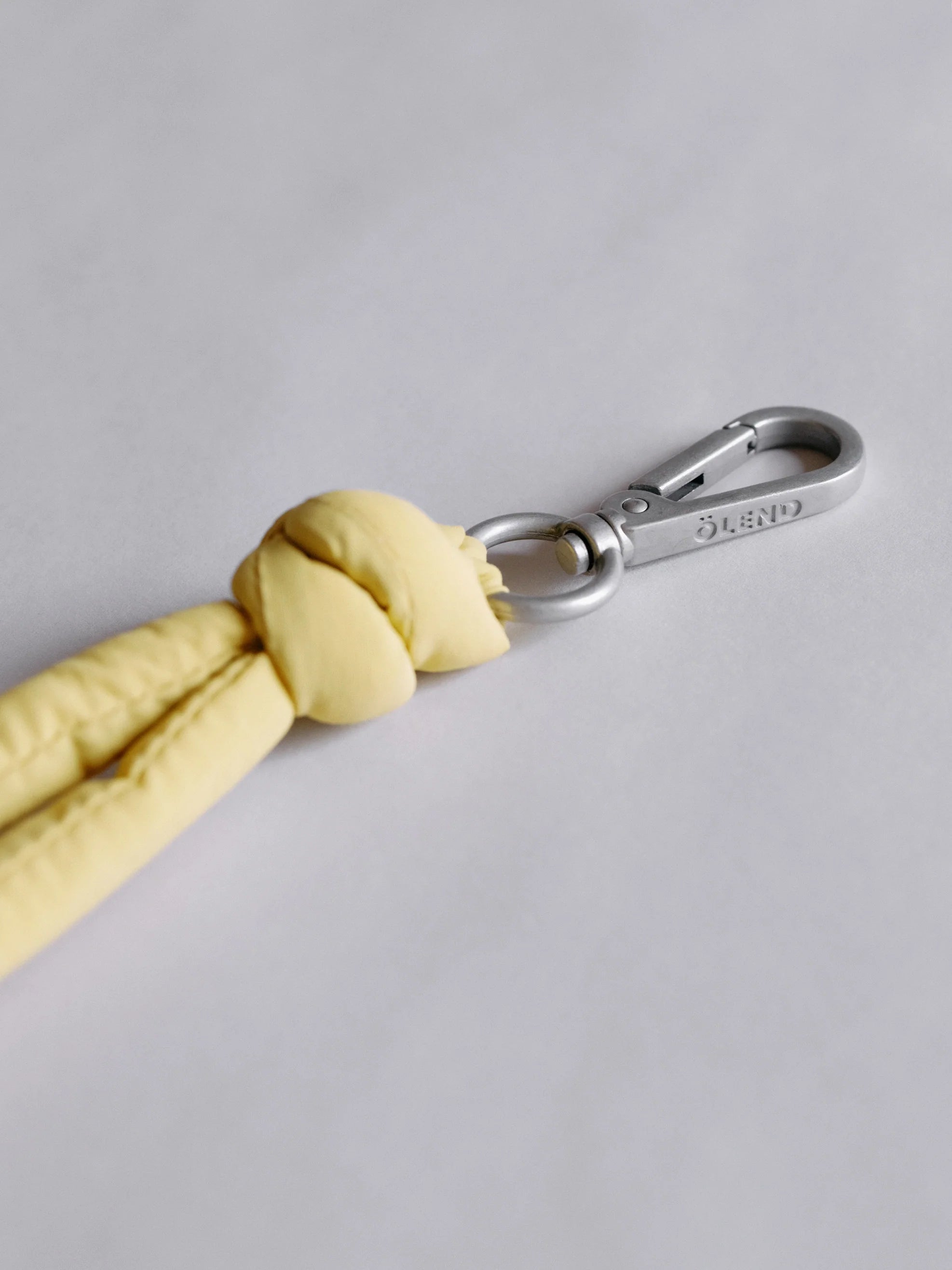 Puffy key chain lime