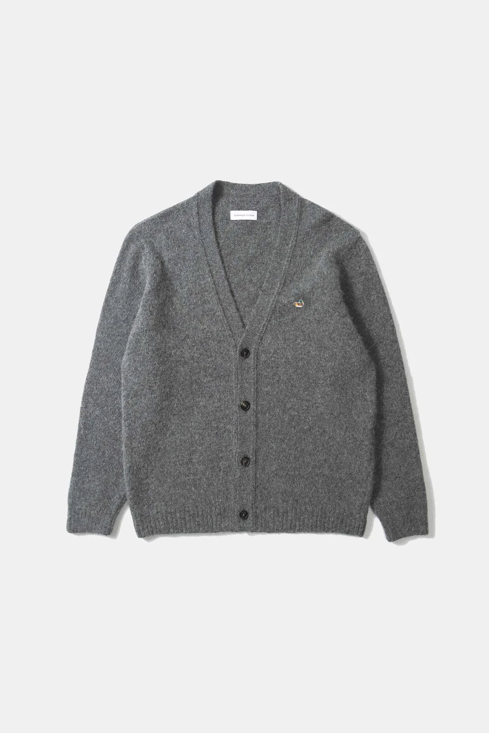 Duck patch cardigan grey