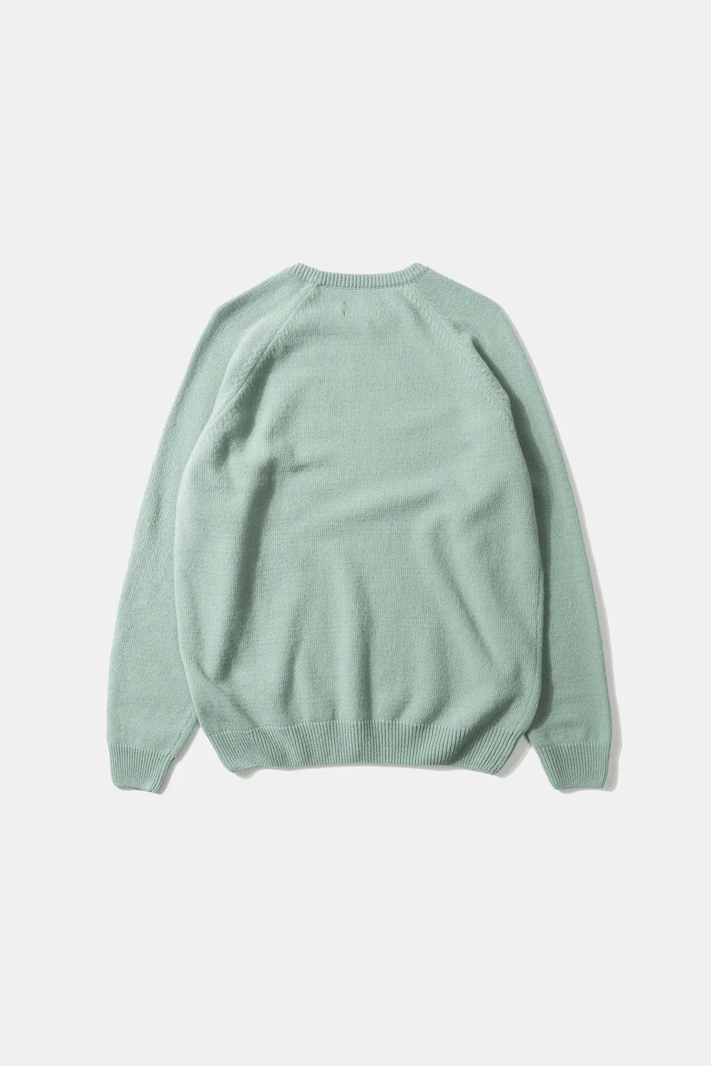 Duck patch sweater sage green