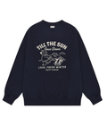 Kappy bear fluff sweatshirt navy