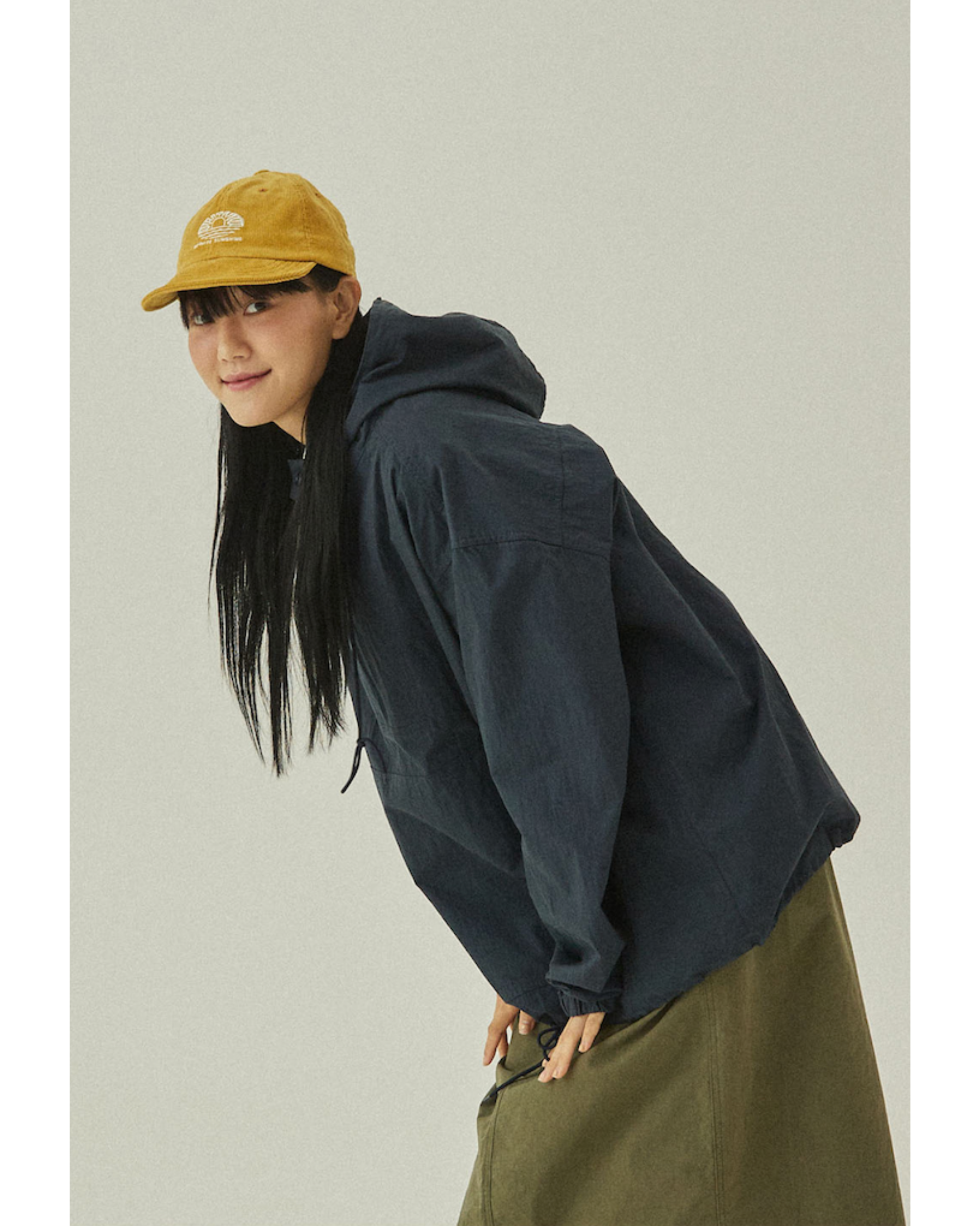 Corduroy sunshine cap mustard