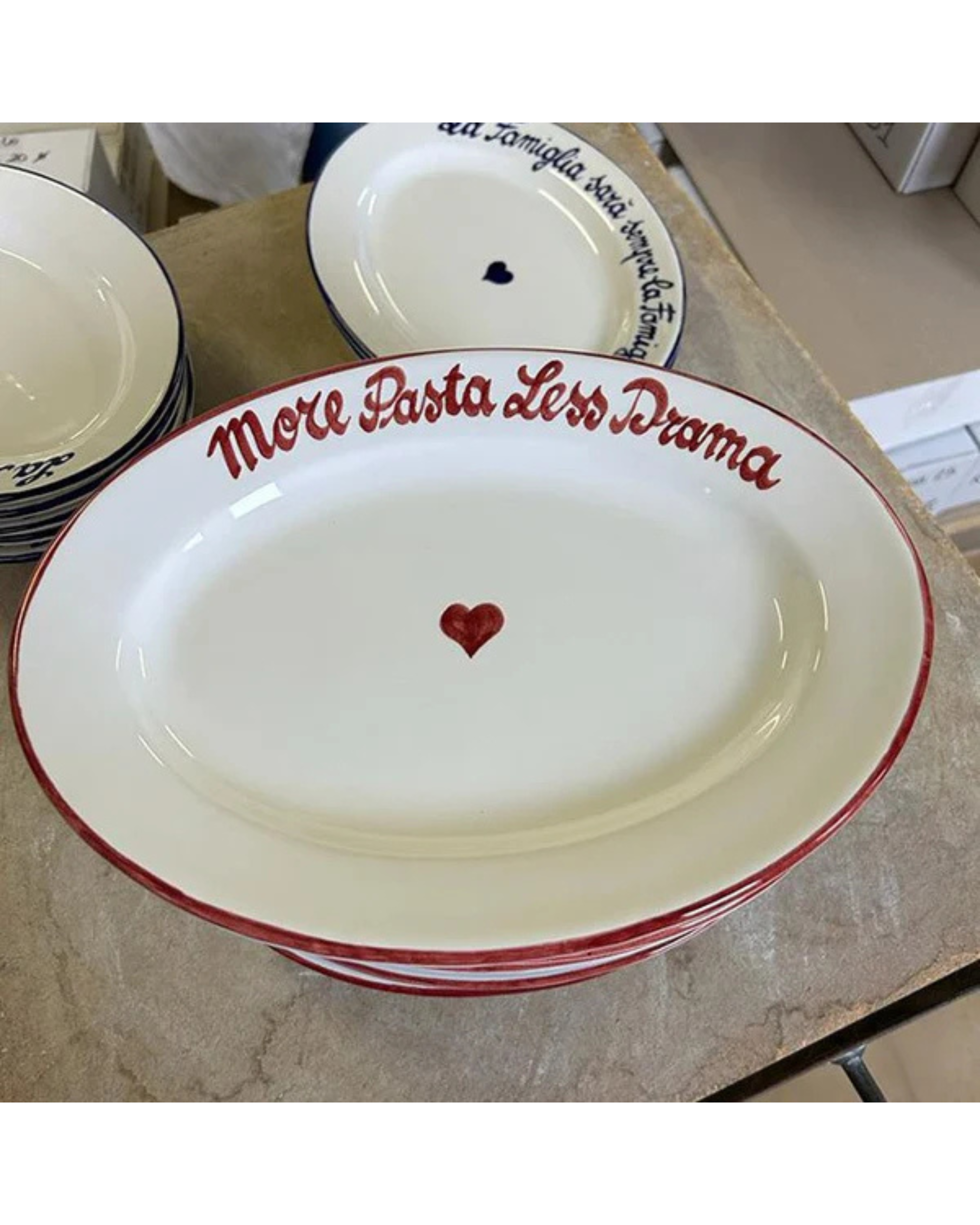 Plat Ovale More Pasta Less Drama