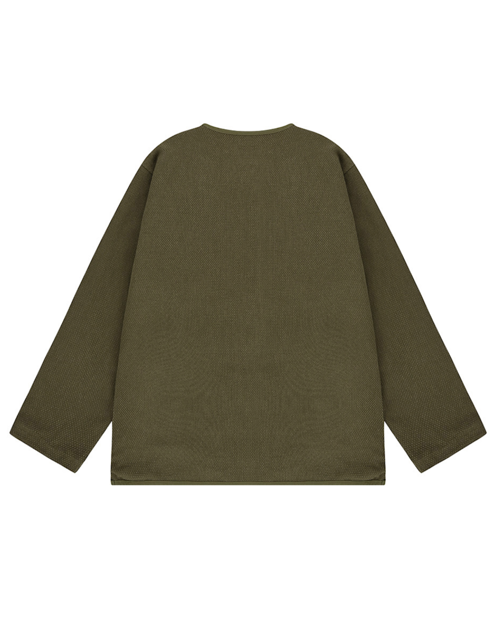 Reversible utility round jacket khaki