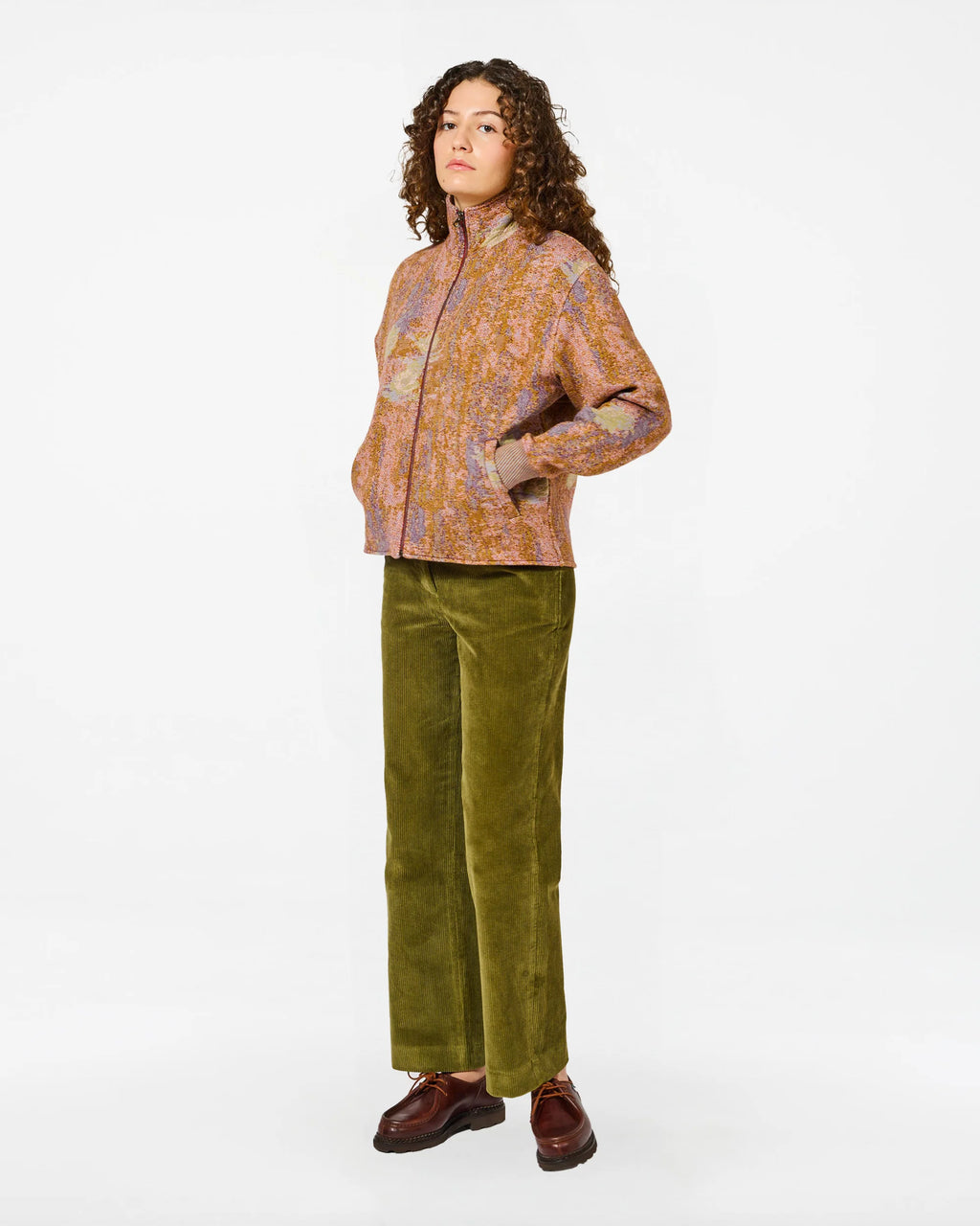 Veste ema nympheas multi khaki