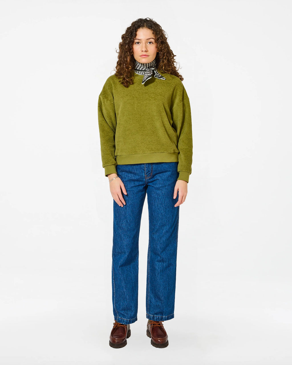 Sweatshirt kallos sponge rosemary green