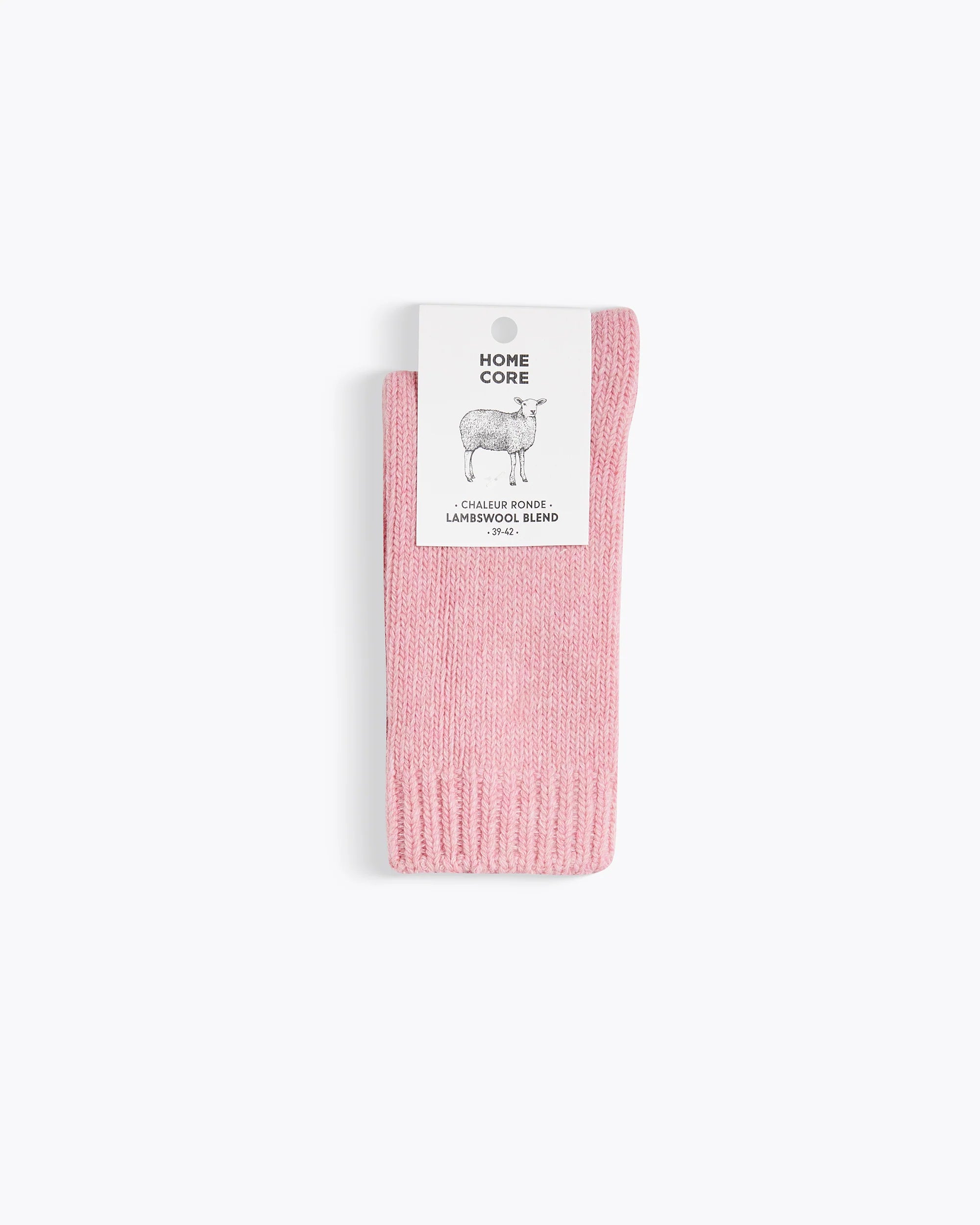 Wool socks rustic dusty pink