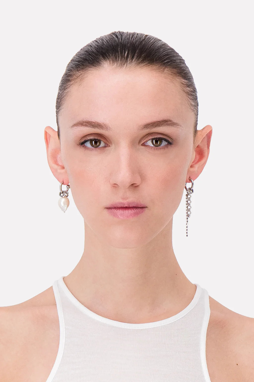 Luis earrings palladium