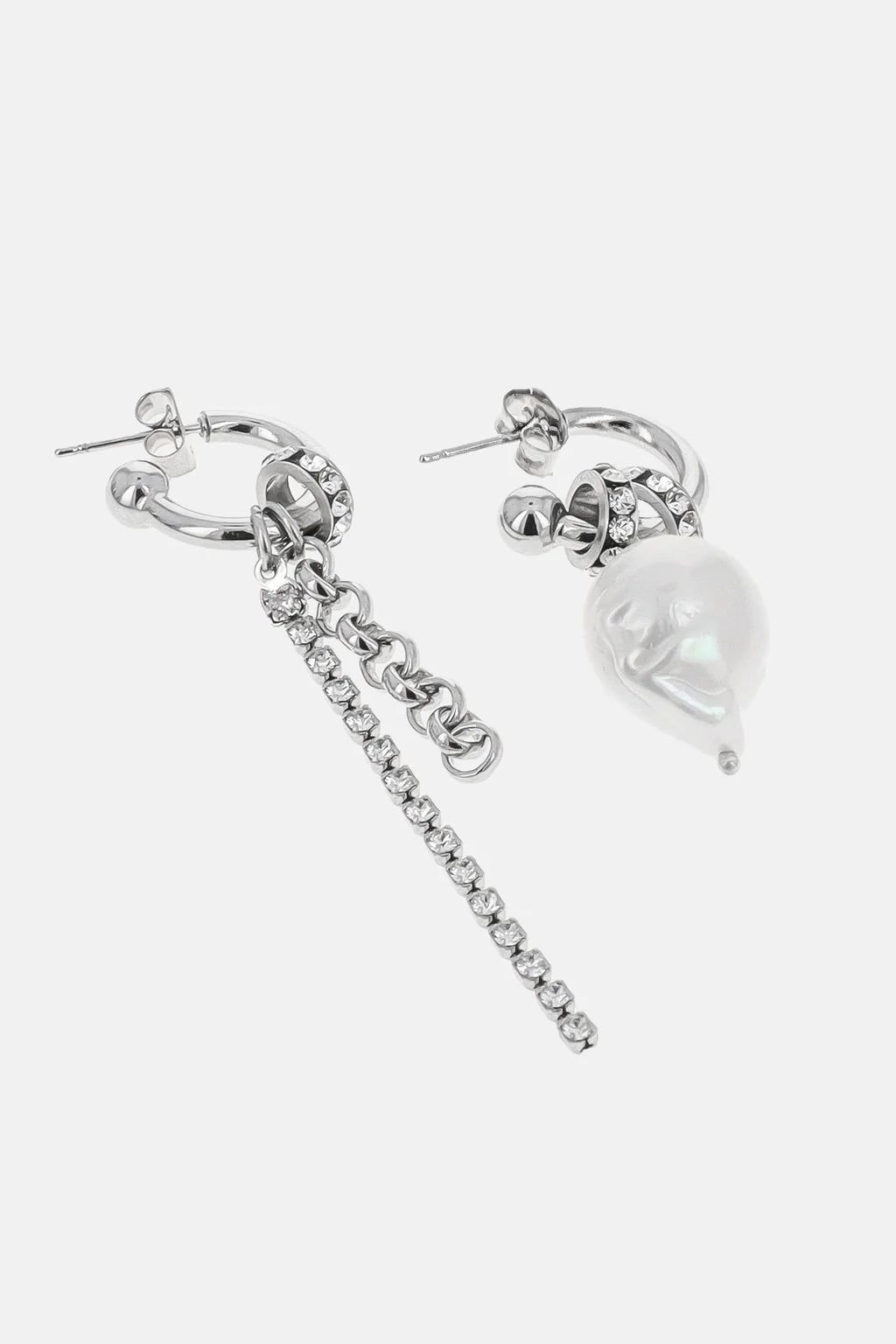 Luis earrings palladium