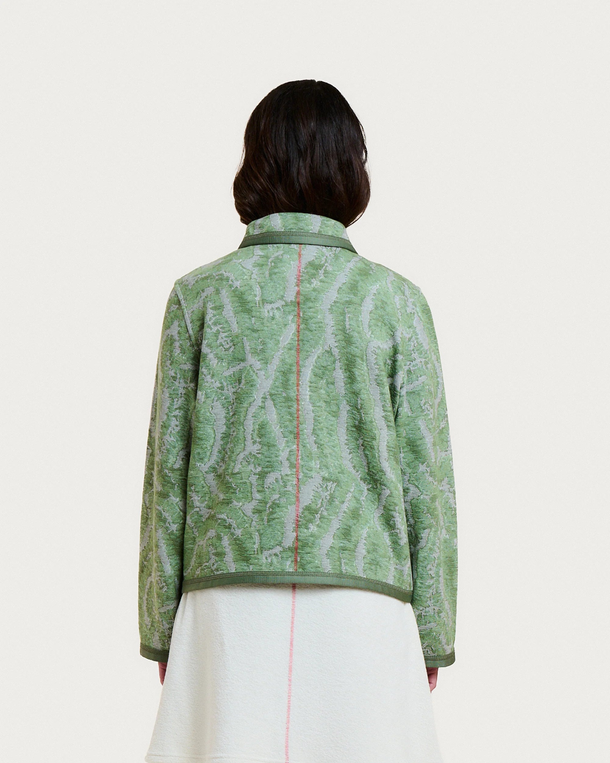 Veste mia coral green multi