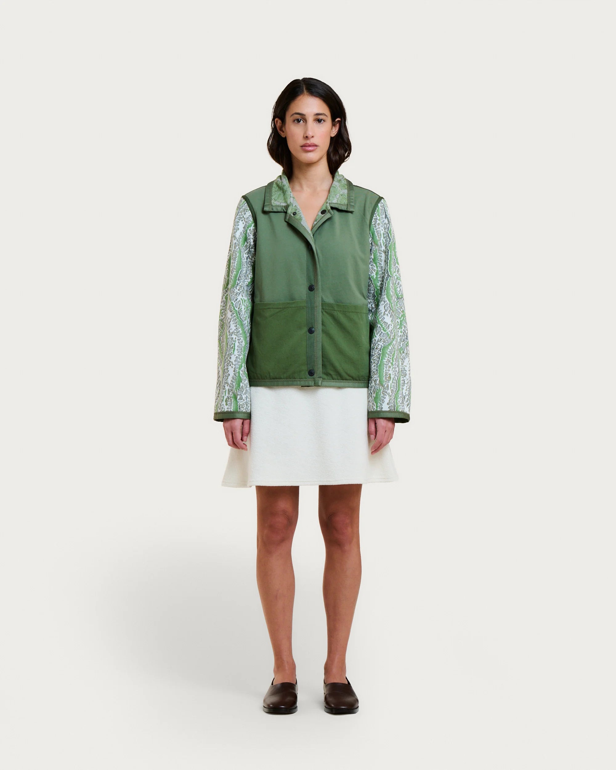 Veste mia coral green multi